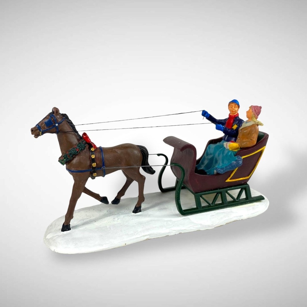Lemax Urgent Delivery 2005 Christmas Dashing Through Snow 2000 Vintage - Picture 3 of 9